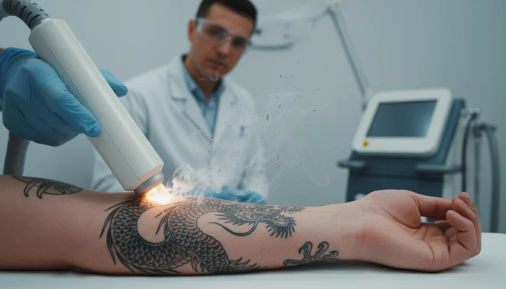 Proceduri cosmetice - indepartarea tatuajelor permanente cu ajutorul laserului