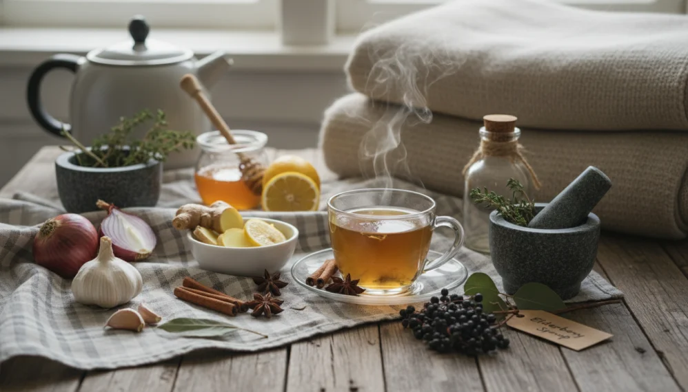 Remedii naturale pentru gripa si raceala