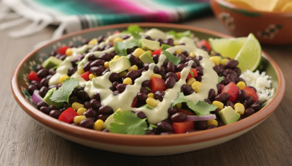 Salata mexicana de fasole neagra